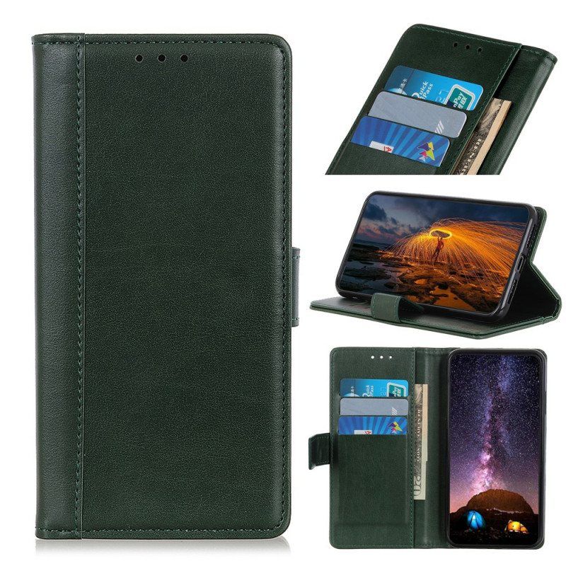 Folio Deksel Til Samsung Galaxy S22 Ultra 5G Stil Leather Elegance