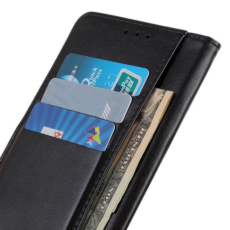 Folio Deksel Til Samsung Galaxy S23 Plus 5G Skinn Styling