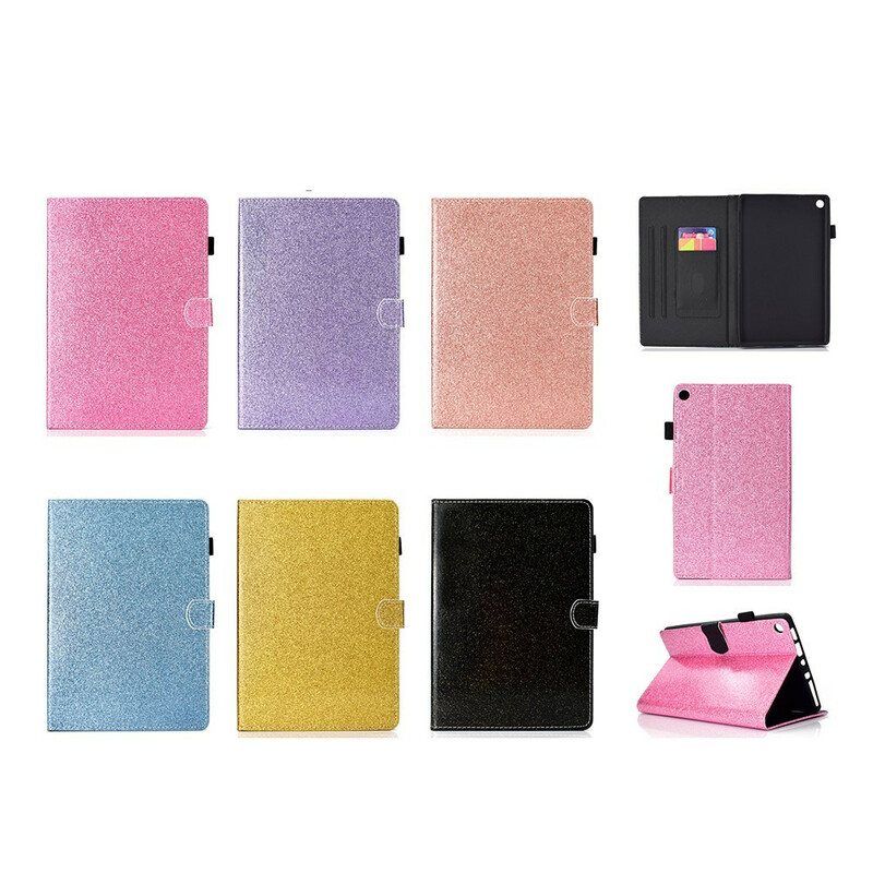 Folio Deksel Til Samsung Galaxy Tab S8 / Tab S7 Glitrende Glitter