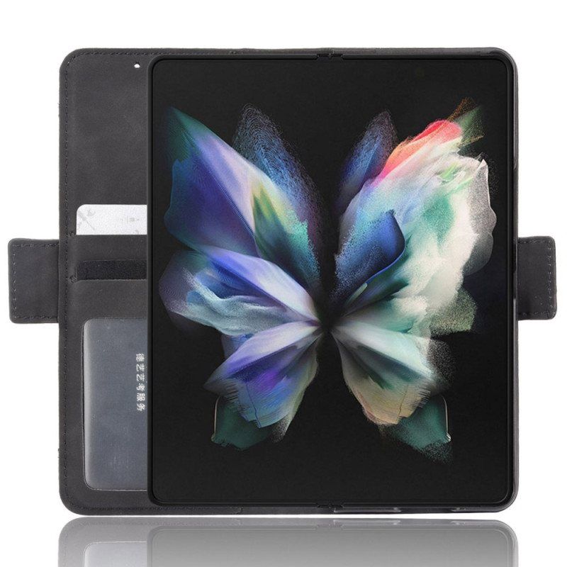 Folio Deksel Til Samsung Galaxy Z Fold 4 Spion Med Pennoppbevaring