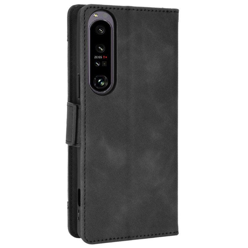 Folio Deksel Til Sony Xperia 1 IV Multi-card Premier Class