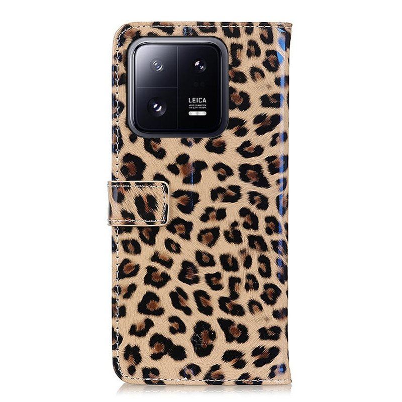 Folio Deksel Til Xiaomi 13 Pro Leopard