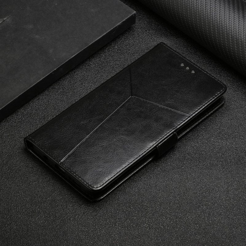 Folio Deksel Til Xiaomi Redmi Note 12 4G Med Kjede Y Strappy Design