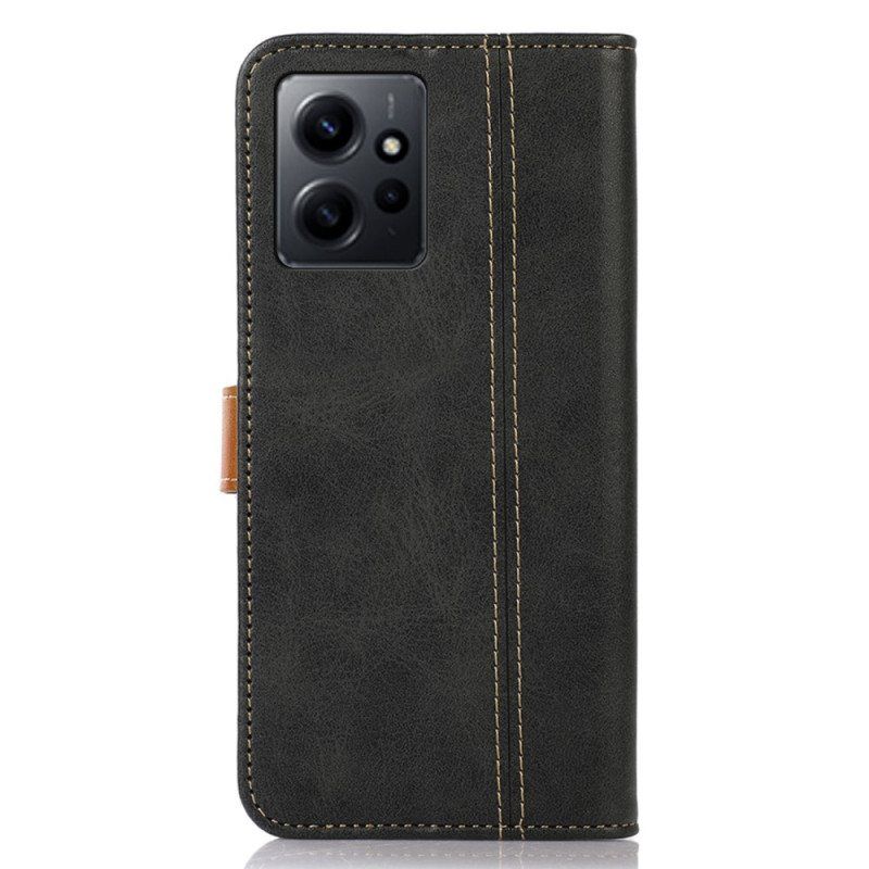 Folio Deksel Til Xiaomi Redmi Note 12 4G Webbing