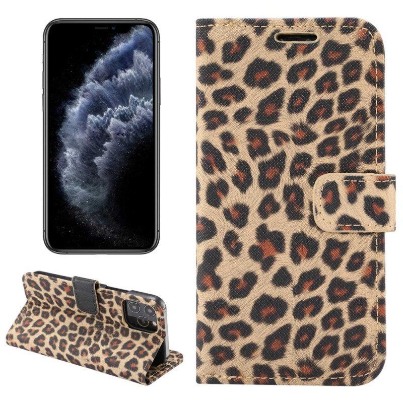 Lærdeksel Til iPhone 14 Pro Leopard