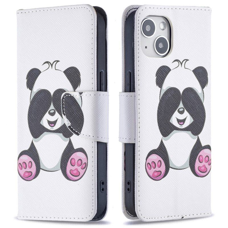 Lærdeksel Til iPhone 15 Panda