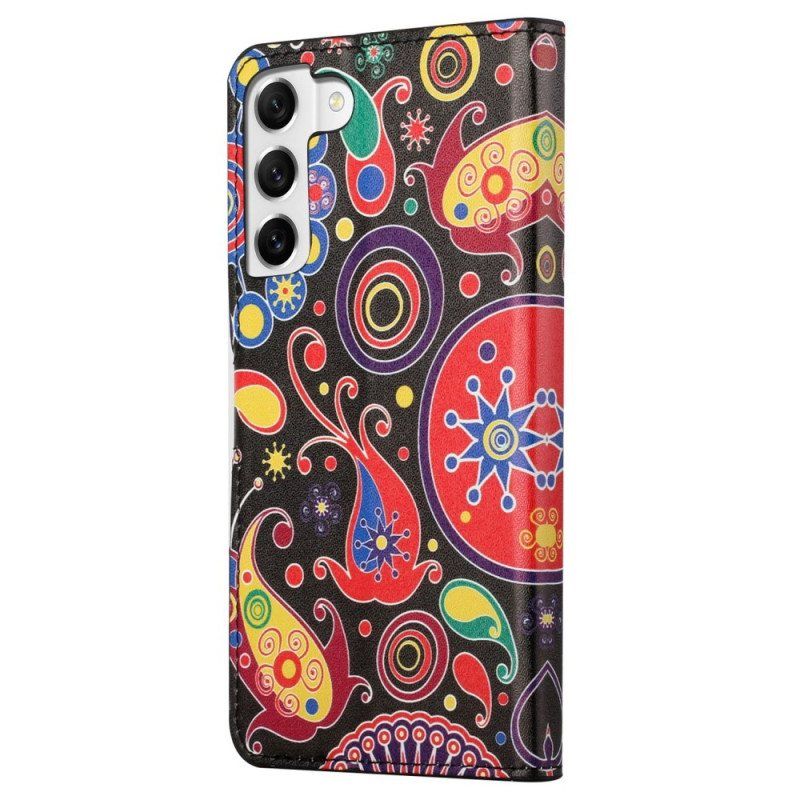 Lærdeksel Til Samsung Galaxy S23 5G Paisley