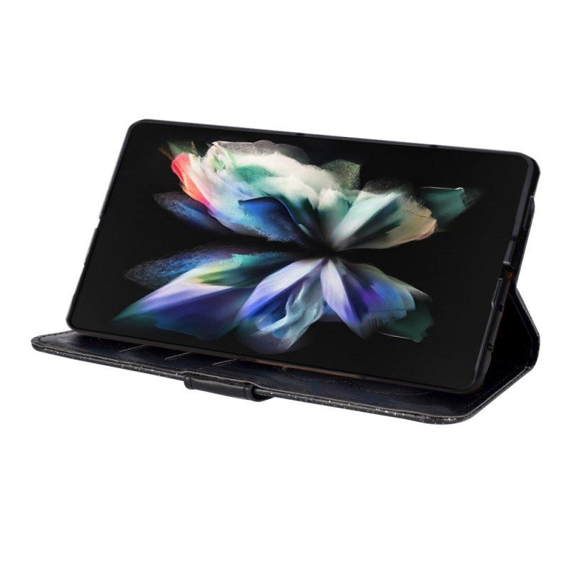 Lærdeksel Til Samsung Galaxy Z Fold 4 Stjerner Nøkkelbånd