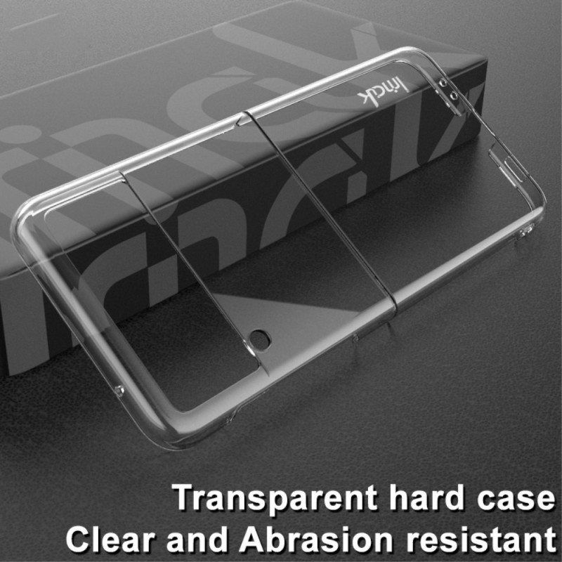 Mobildeksel Til Samsung Galaxy Z Flip 4 Folio Deksel Imak Transparent