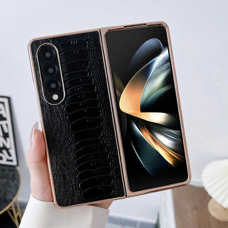 Mobildeksel Til Samsung Galaxy Z Fold 4 Croco Line